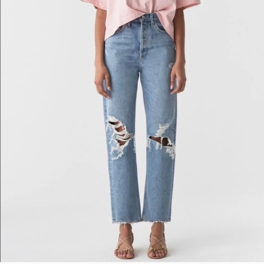 AGOLDE 90's mid rise